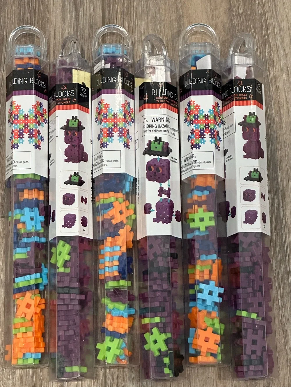 Target 2026 Multi Variety HALLOWEEN Release Hashtag Building Blocks X6